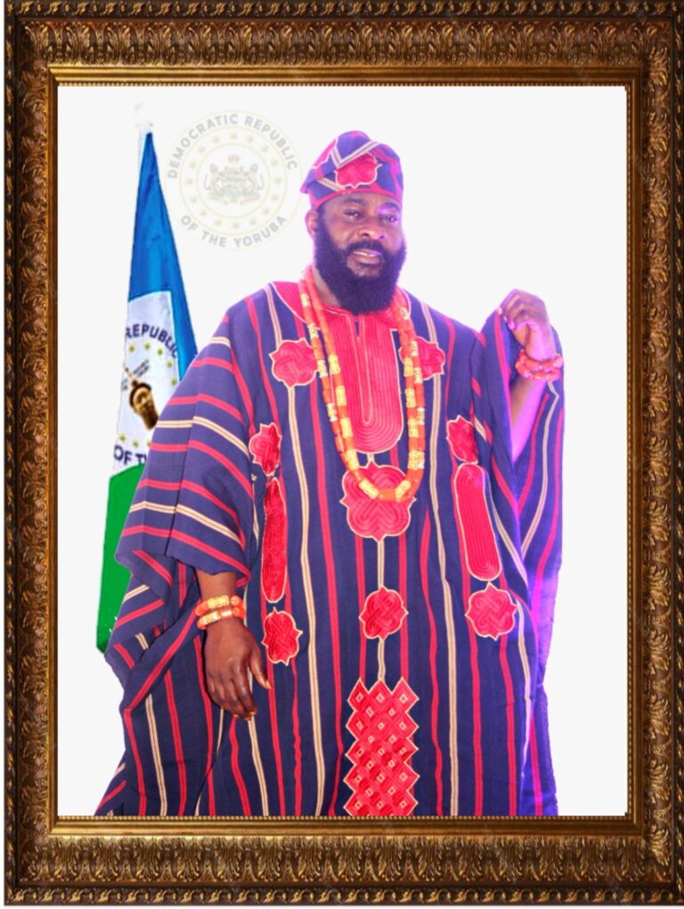 HEAD (PRESIDENT) OF DEMOCRATIC REPUBLIC OF THE YORUBA SPEECH ON FIRST YEAR ANNIVERSARY OF THE PROCLAMATION OF SOVEREIGNTY